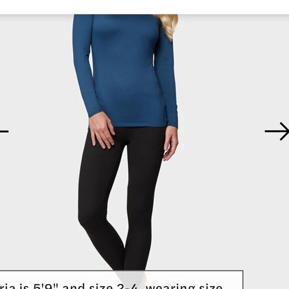 32 DEGREES WOMEN'S LIGHTWEIGHT BASELAYER LEGGING LARGE BLK‎ NWT IN PACKAGING - Picture 2 of 5